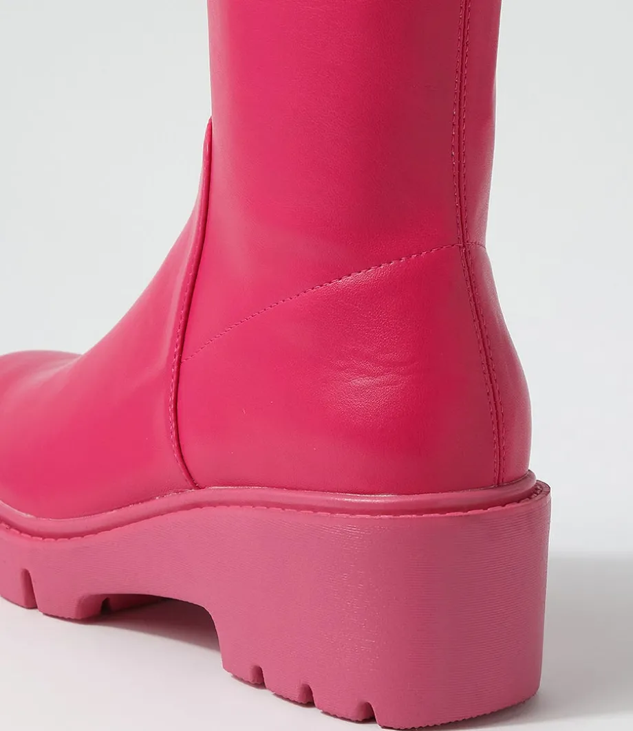 urina_fuchsia_stretch_ankle_boots_4.webp Urina Fuchsia Stretch Ankle Boots<DJANGO & JULIETTE Store