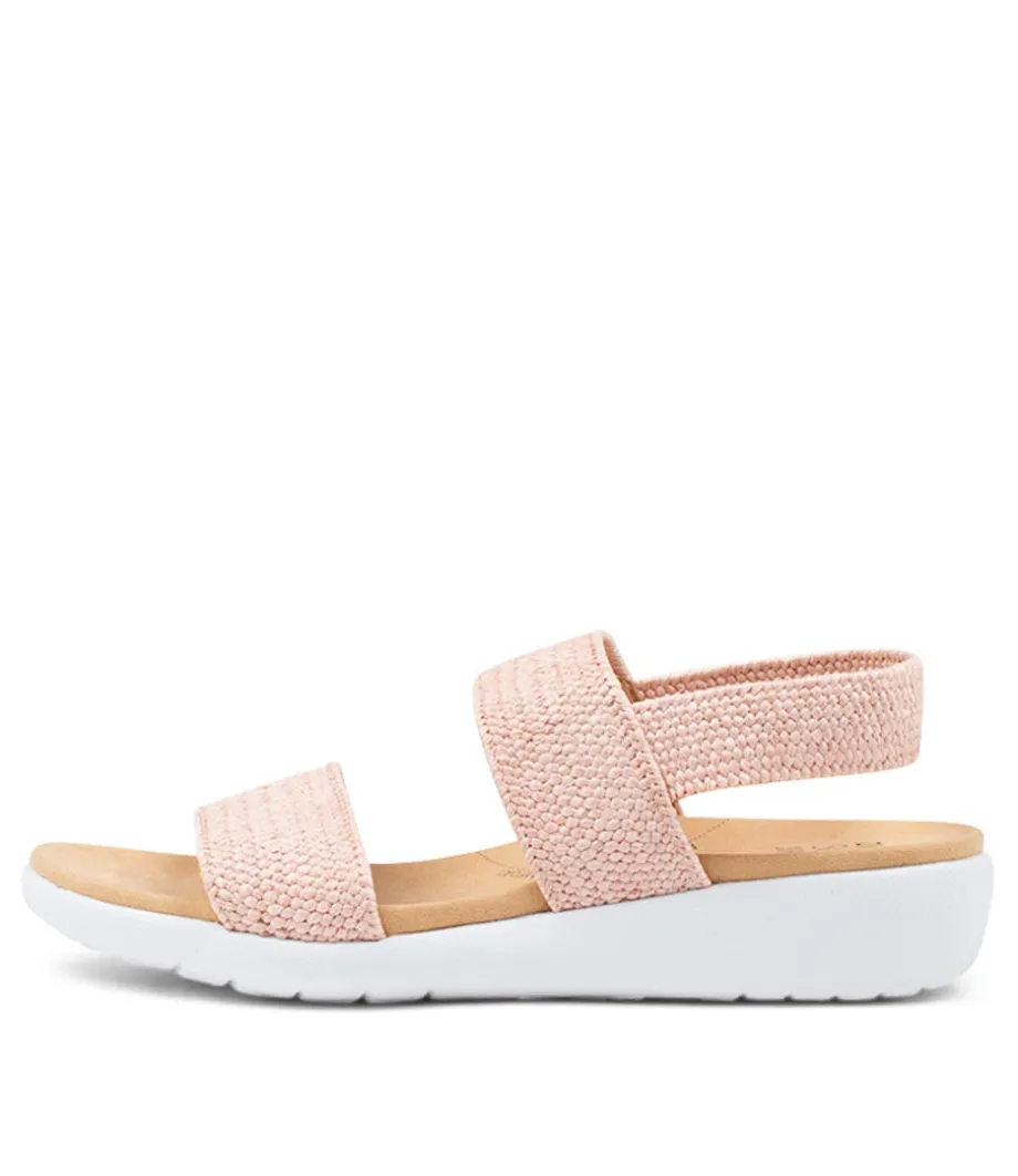 Usaid W Mushroom Woven Elastic Sandals<ZIERA Outlet