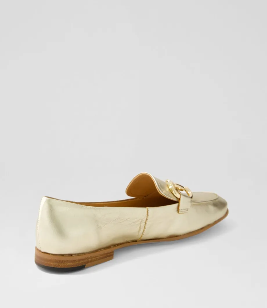 uta_pale_gold_leather_loafers_2.webp Uta Pale Gold Leather Loafers<DJANGO & JULIETTE Shop