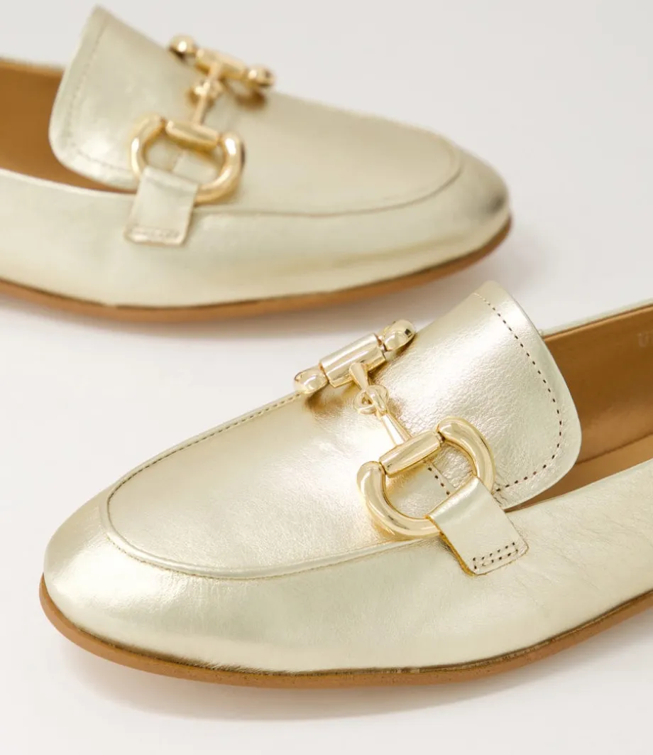 uta_pale_gold_leather_loafers_4.webp Uta Pale Gold Leather Loafers<DJANGO & JULIETTE Shop