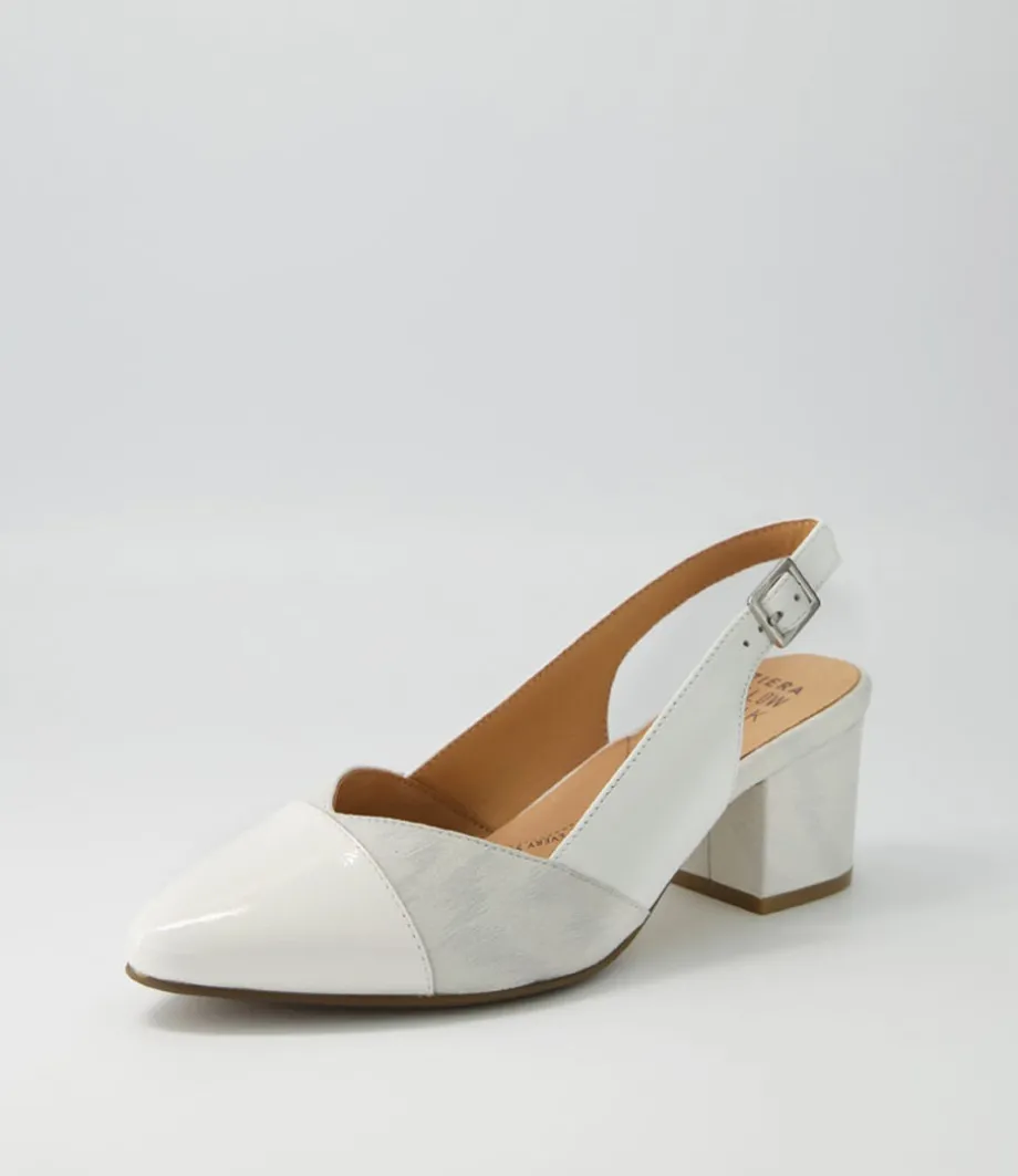 Vabra Xw White Mix Heels<ZIERA Online