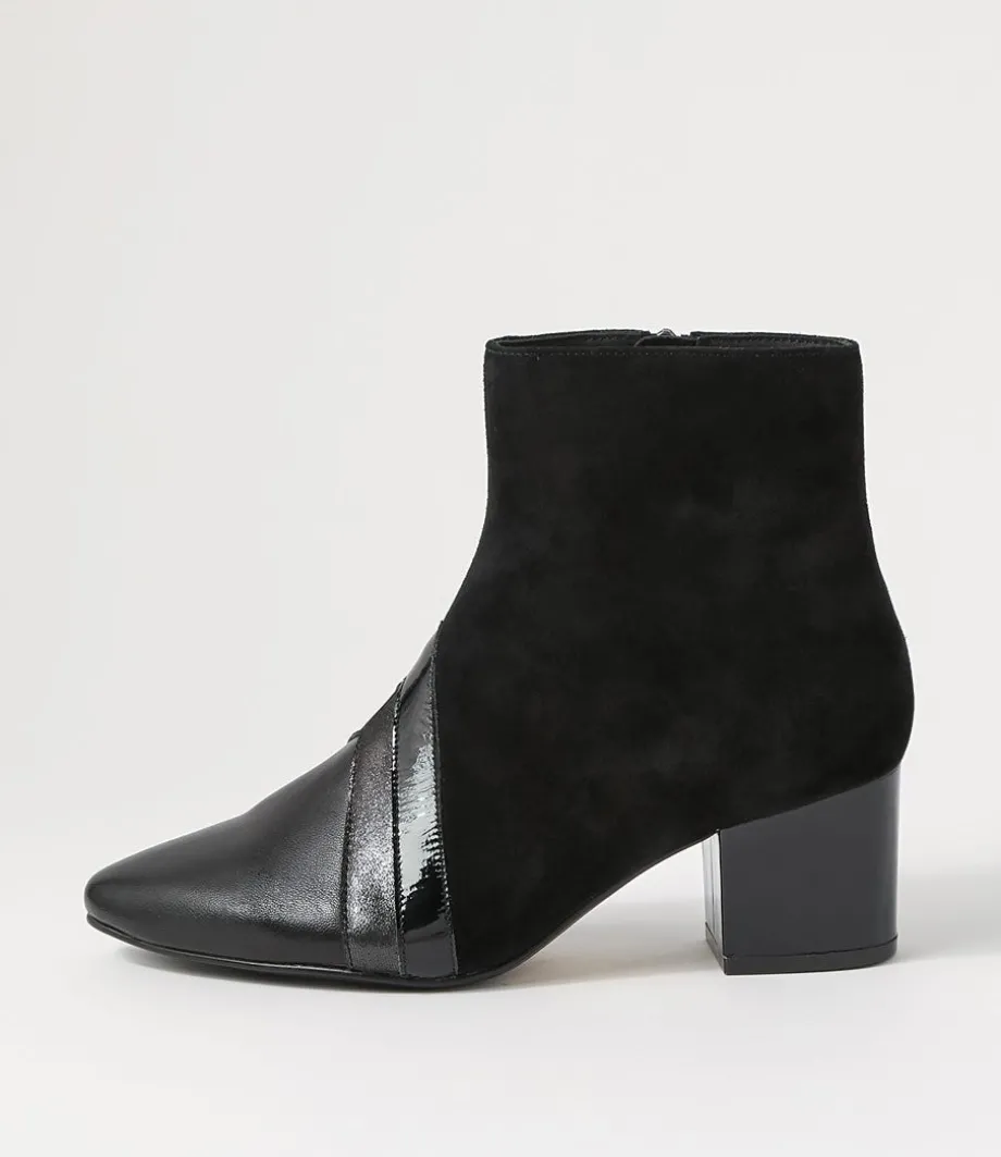 Verill Xw Black Mix Ankle Boots<ZIERA Online