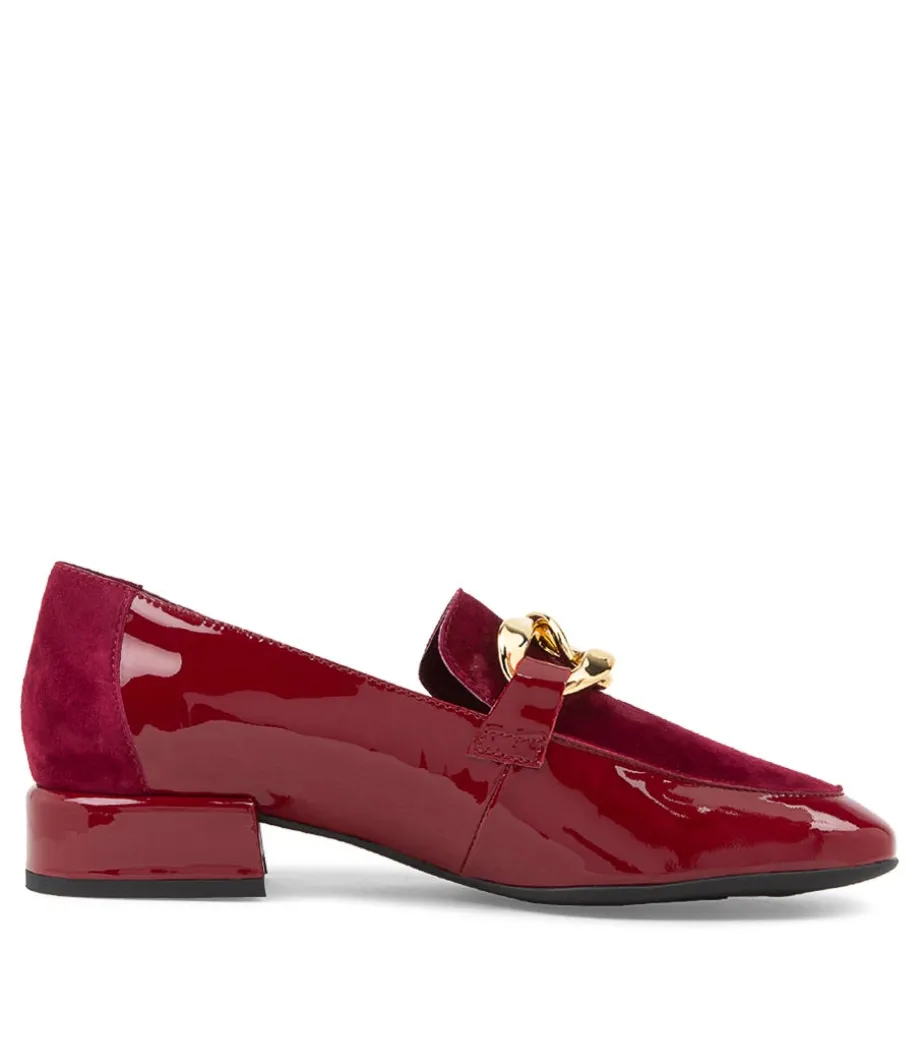 vivandy_bordeaux_patent_leather_loafers_3.webp Vivandy Bordeaux Patent Leather Loafers<DJANGO & JULIETTE Clearance