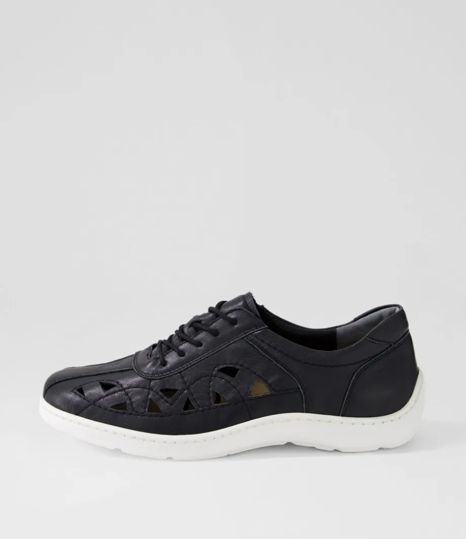 Watkin Xf Black White Leather Sneakers<ZIERA Hot
