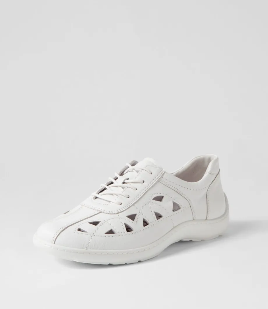 Watkin Xf White Leather Sneakers<ZIERA Best Sale