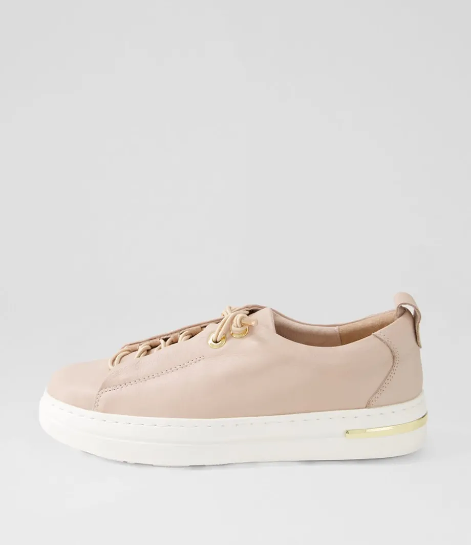 Wattel Rose White Leather Sneakers<DJANGO & JULIETTE Flash Sale