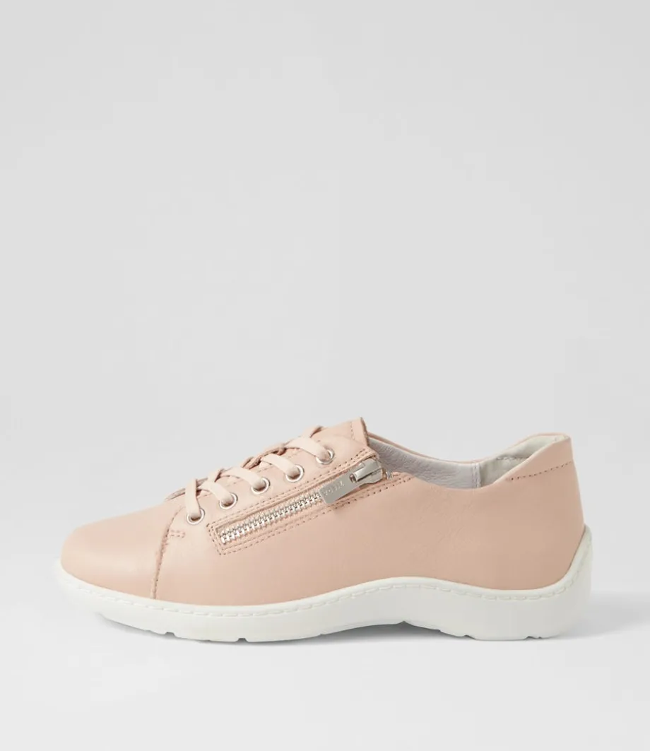 Wemmer Xf Rose White Leather Sneakers<ZIERA Fashion