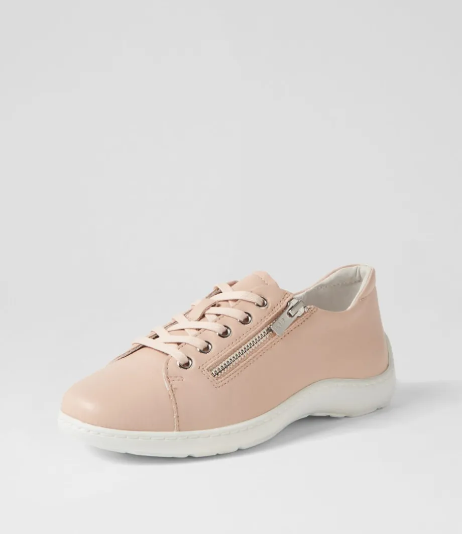 Wemmer Xf Rose White Leather Sneakers<ZIERA Fashion