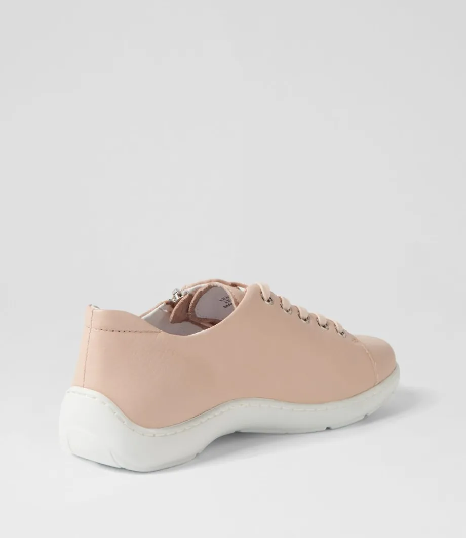wemmer_xf_rose_white_leather_sneakers_2.webp Wemmer Xf Rose White Leather Sneakers<ZIERA Fashion