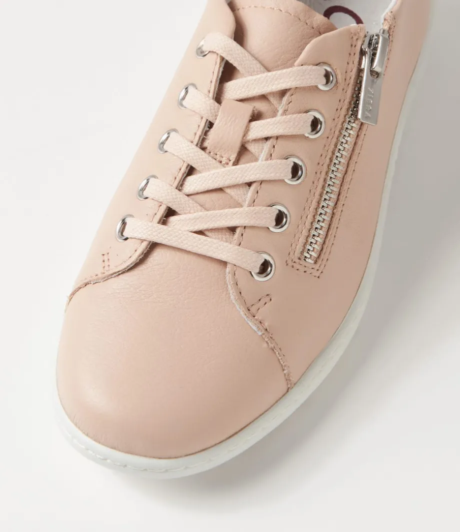 wemmer_xf_rose_white_leather_sneakers_3.webp Wemmer Xf Rose White Leather Sneakers<ZIERA Fashion