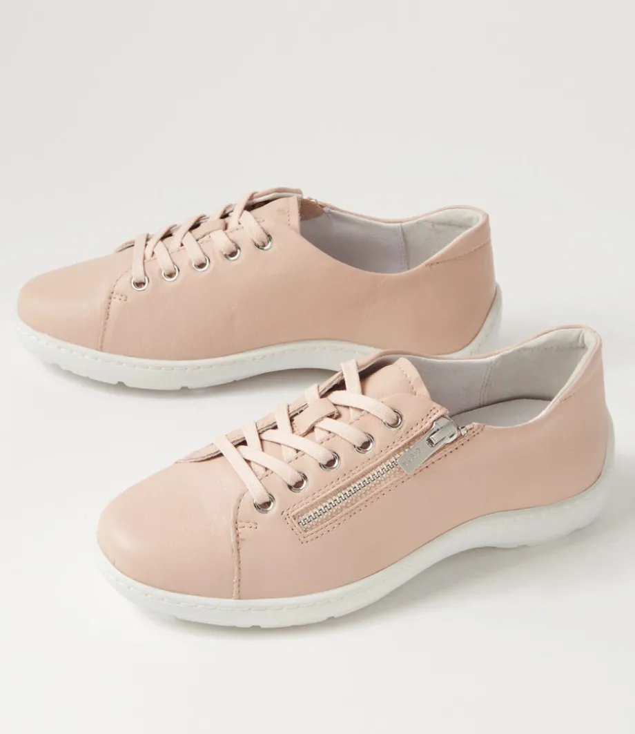 wemmer_xf_rose_white_leather_sneakers_4.webp Wemmer Xf Rose White Leather Sneakers<ZIERA Fashion