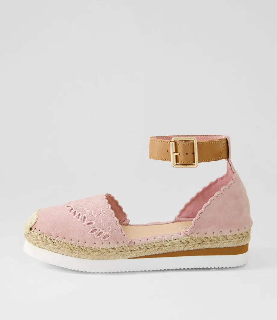 Witteny Mushroom Tan Suede Leather Espadrilles<TOP END Clearance