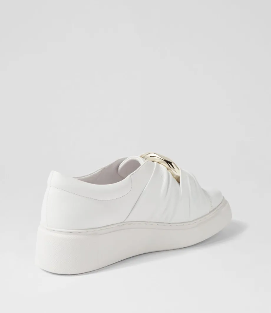 yolla_white_leather_sneakers_2.webp Yolla White Leather Sneakers<DJANGO & JULIETTE Online