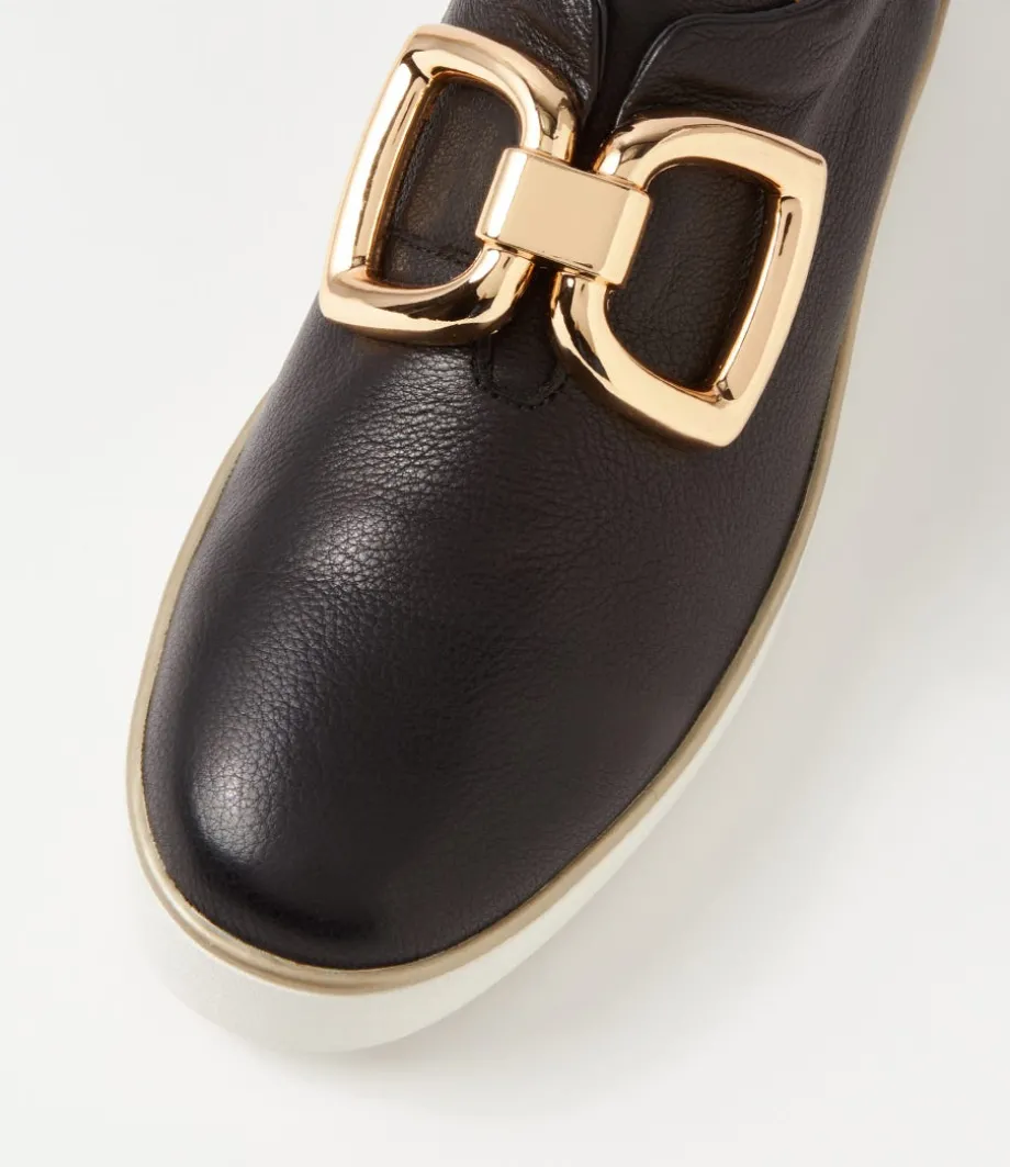 zeki_w_black_white_leather_sneakers_3.webp Zeki W Black White Leather Sneakers<ZIERA Best Sale