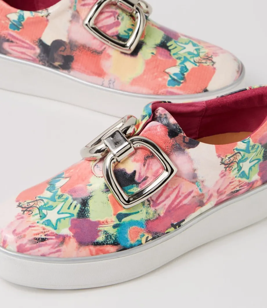 zeki_w_pink_mix_patent_leather_sneakers_4.webp Zeki W Pink Mix Patent Leather Sneakers<ZIERA Best Sale