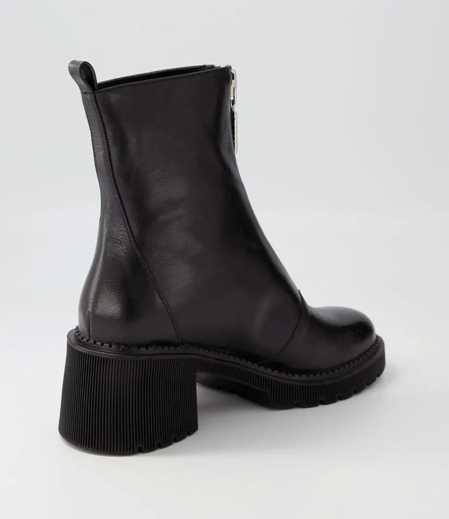zosia_black_leather_ankle_boots_2.webp Zosia Black Leather Ankle Boots<DJANGO & JULIETTE Cheap