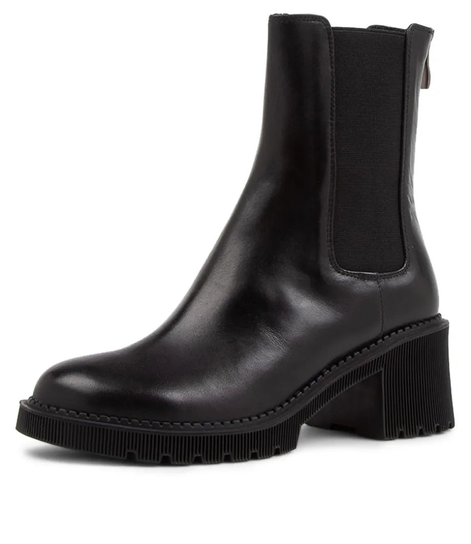 Zozo Black Leather Chelsea Boots<DJANGO & JULIETTE Flash Sale